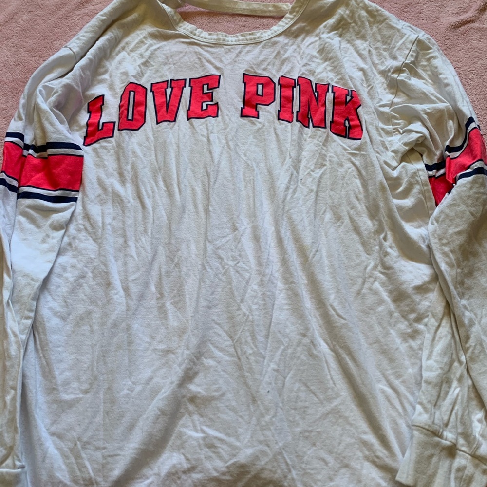 Pink long sleeve with an open back